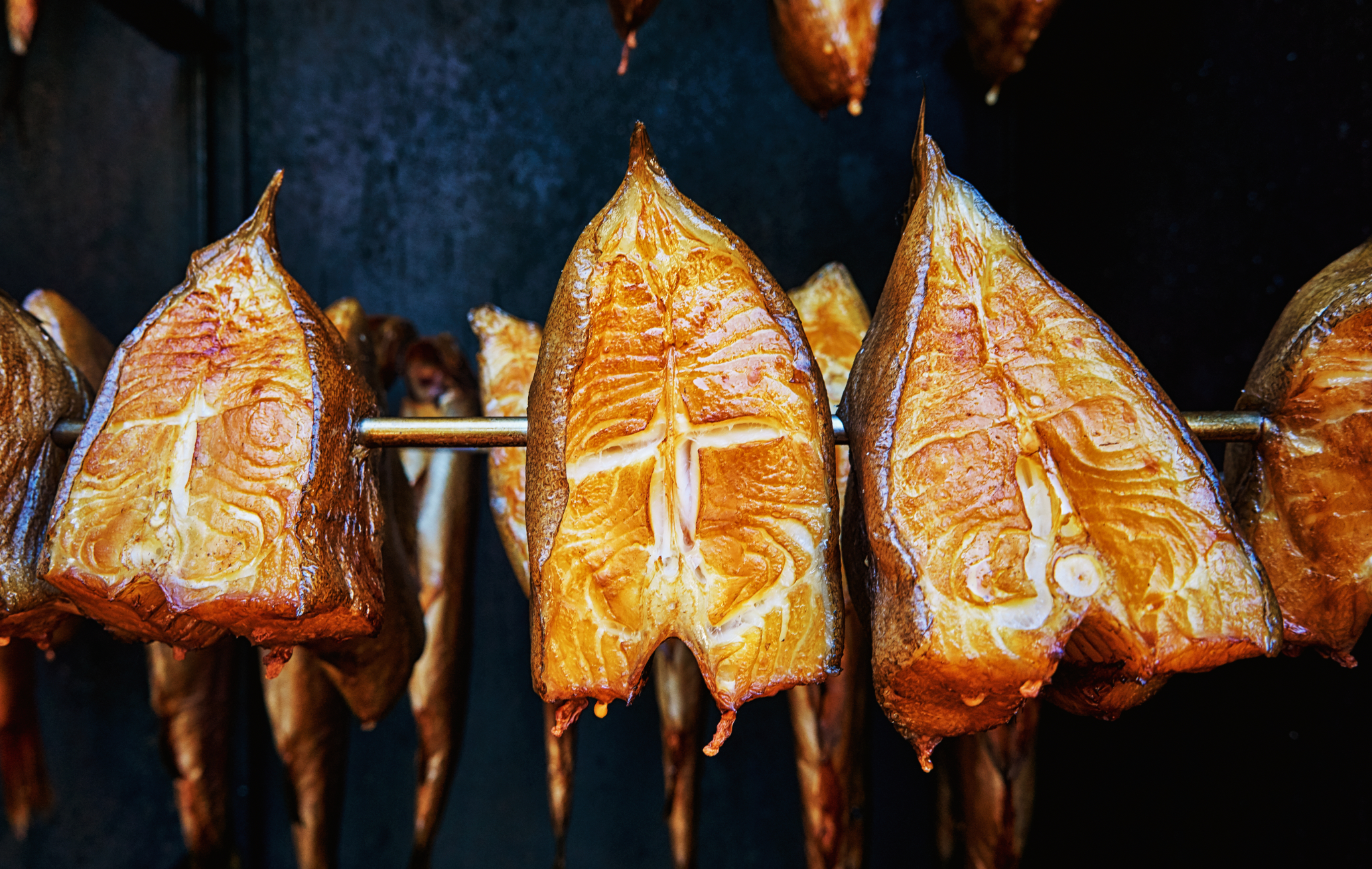 Grilled Salmon with Hickory Wood