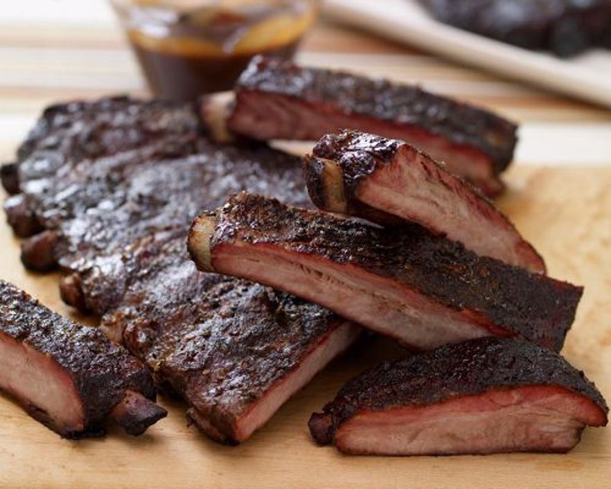 St. Louis Style Ribs with Apple Wood